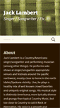Mobile Screenshot of jacklambert.com
